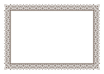 vintage frame isolated on whites vactor file.