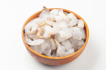 Peeled shrimp is the meat of shrimp with the shell removed.
