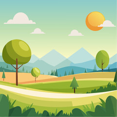 Fototapeta premium nature background, ecology and healthy environment concept