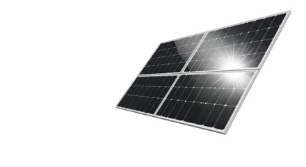 Solar panel array generating clean energy for sustainable future.
