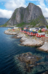 Hamnoy fishing village in Lofoten, Norway