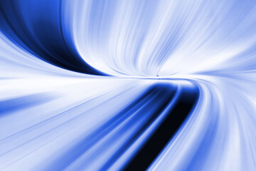 Modern bright abstract dynamic line wave curve soft light gradient neon white and blue background design for graphics pattern web illustration technology digital backdrop wallpaper poster © M128