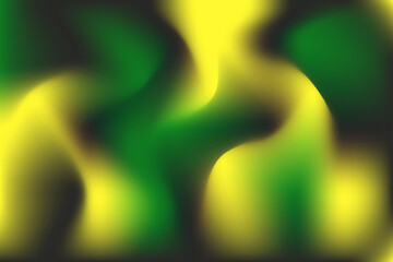 Dark Green Yellow Black Abstract Gradient Background with Smooth Flow, Abstract Gradient Background Collection
