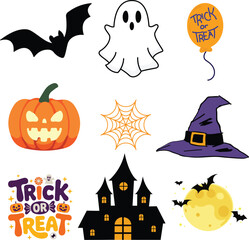 Halloween Spooky Season Elements Collection