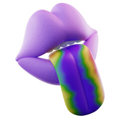 3D Illustration Mouth