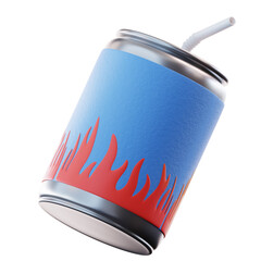  3D Illustration Soda Can