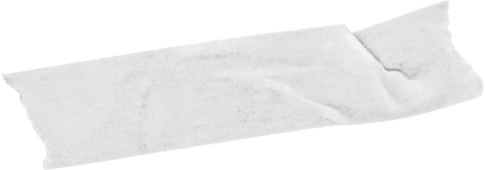 Paper Tape tape image on transparent background
