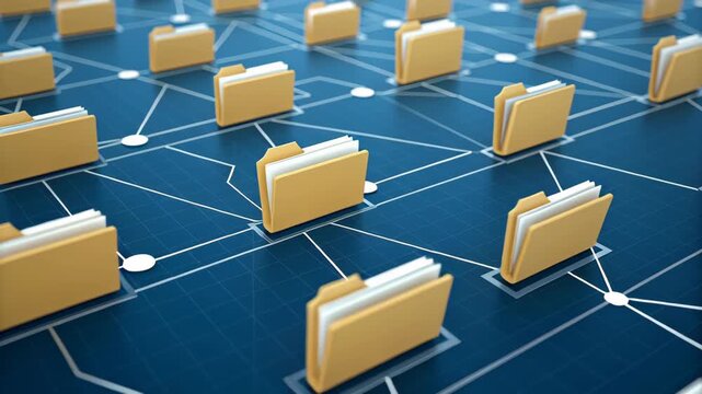 Organizational Network of File Folders for Efficient Data Management and Storage Solutions