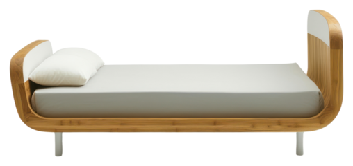 PNG Contemporary bed furniture white