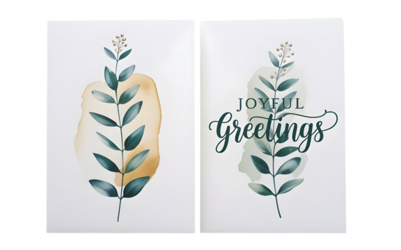 Elegant botanical cards with joyful greetings for holidays, a thoughtful way to show appreciation and send warm wishes to loved ones this season
