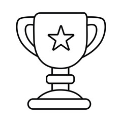 Trophy for student achievement and excellence Icon
