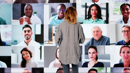 Virtual Event Speaker At Online Training Meeting