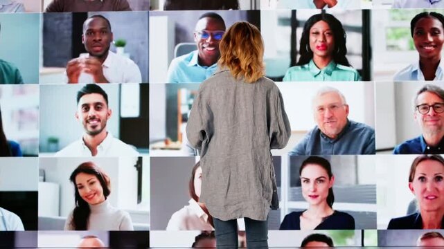 Virtual Event Speaker At Online Training Meeting