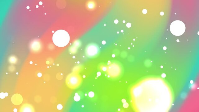 Abstract colorful gradient with blurry bokeh lights for vivid background designs, creative projects, digital artworks, and artistic visual presentations.