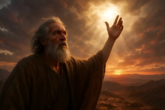 Abraham Raises the Blade as Heaven Holds Its Breath, The Moment Faith Outweighs Fear