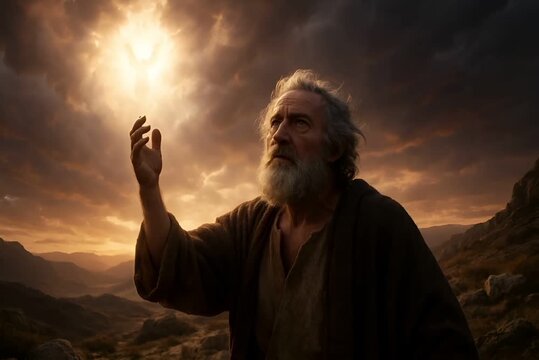 Abraham Raises the Blade as Heaven Holds Its Breath, The Moment Faith Outweighs Fear