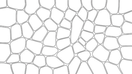 Intricate cellular pattern, resembling organic structures, creates a mesmerizing network of interconnected shapes, evoking a sense of biological complexity and natural design