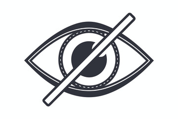 Black eye icon with a strike through it means it is hidden