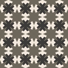 Modern seamless texture formed by interlocking geometric petals