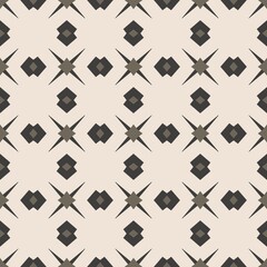 Repeating patterns of dark starbursts and diamond clusters form a sophisticated grid