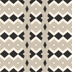 Seamless geometric pattern illustration for vintage mosaic tile decoration and art
