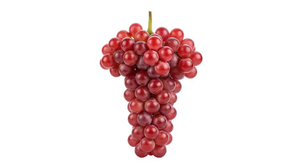 Isolated red globe grapes, healthy fruit, nutritious fresh snack, juicy and delicious