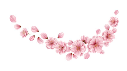 Pink Sakura Blossom Garland
