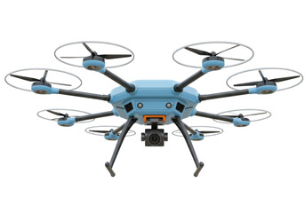 Isolated unmanned aerial vehicle for cinematography inspection and surveillance activities