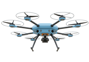 Isolated unmanned aerial vehicle for cinematography inspection and surveillance activities