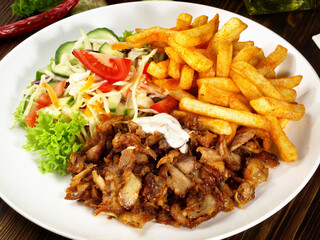 Gyros with French Fries