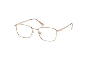 Isolated prescription glasses on a neutral background offer style, health, and professional vision care