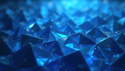Angular Geometry Forming Depth and Futuristic Composition
