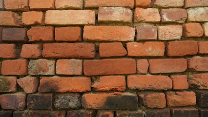 red brick wall