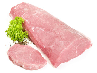 Raw Pork Loin - Meat without Bones