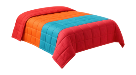 Lightweight, stain-resistant microfiber bedspread ideal for a teen's busy room.