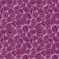 Seamless floral pattern based on traditional folk art ornaments. Colorful flowers on color background. Scandinavian style. Sweden nordic style. Vector illustration. Simple minimalistic pattern.