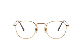 Isolated stylish spectacles for vision correction and eye protection, clean object shot