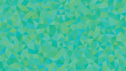 Abstract Geometric Green and Blue Polygonal Background Pattern