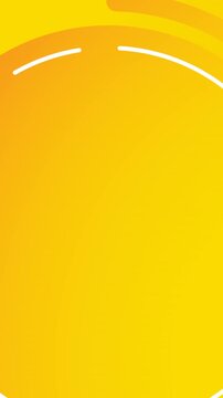 Animation of yellow circles on purple background