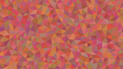 Geometric Polygonal Pattern with Warm Red and Orange Tones