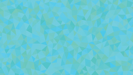 Low Poly Geometric Pattern Background in Teal and Blue