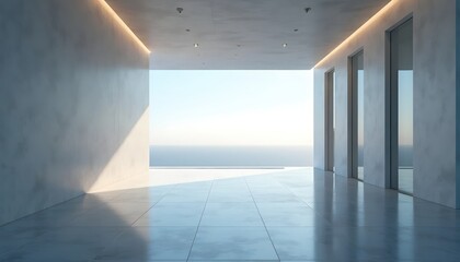 The Light Horizon Reflecting Across Modern Geometric Space