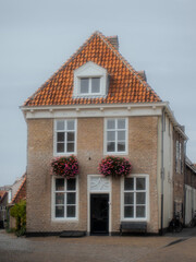 Street in the city center of Bergen op Zoom, The Netherlands