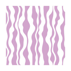 Abstract Irregular Wavy Line Pattern Design