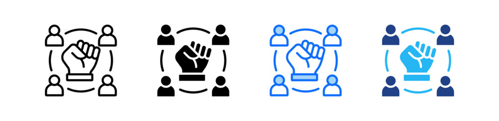 Employee Motivation Icon Set Multiple Style Collection