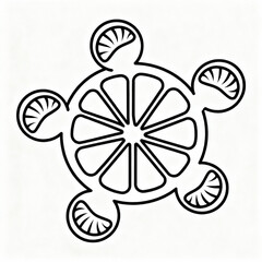 Citrus Network Bubbles Icon