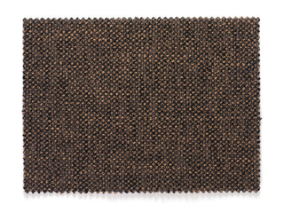 Fabric sample isolated on white