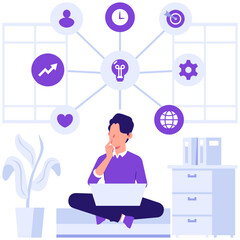 people who are doing mind mapping