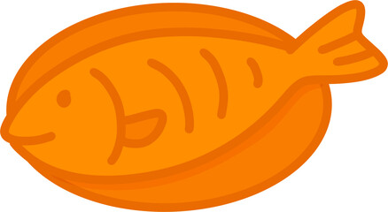 Fish Pastry Illustration