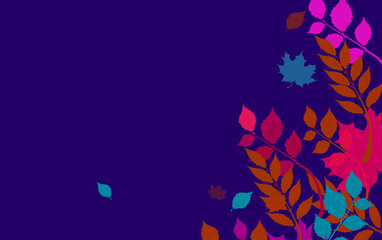 Autumn leaves background